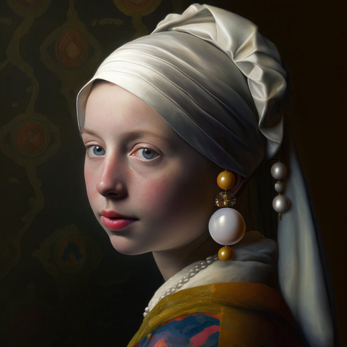 Girl with the pearl earrings